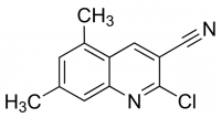 2-Chloro-5,7-dimethylquinoline-3-carbonitrile BBO000119-1G