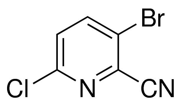3-Bromo-6-chloropyridine-2-carbonitrile 677825-1G