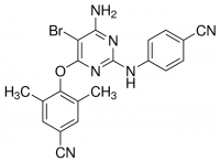 4-((6-Amino-5-bromo-2-((4-cyanophenyl)amino)pyrimidin-4-yl)oxy)-3,5-dimethylbenzonitrile 901779-100MG