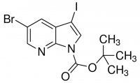 5-Bromo-3-iodo-pyrrolo[2,3-b]pyridine-1-carboxylic acid tert-butyl ester ADE000918-1G