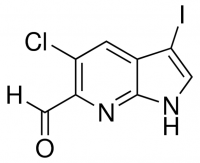 5-Chloro-3-iodo-1H-pyrrolo[2,3-b]pyridine-6-carbaldehyde ADE001386-1G