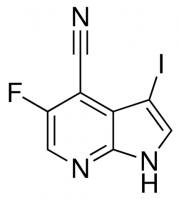 5-Fluoro-3-iodo-1H-pyrrolo[2,3-b]pyridine-4-carbonitrile ADE001359-1G