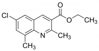 6-Chloro-2,8-dimethylquinoline-3-carboxylic acid ethyl ester BBO000202-1G