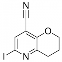 6-Iodo-3,4-dihydro-2H-pyrano[3,2-b]pyridine-8-carbonitrile ADE001407-1G