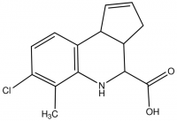7-Chloro-6-methyl-3a,4,5,9b-tetrahydro-3H-cyclopenta[c]quinoline-4-carboxylic acid CBR00197-1G