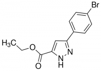 Ethyl 3-(4-bromophenyl)-1H-pyrazole-5-carboxylate JRD0060-1G