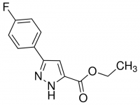 Ethyl 3-(4-fluorophenyl)-1H-pyrazole-5-carboxylate JRD0028-1G
