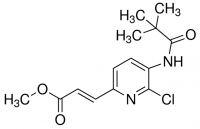 Methyl 3-(6-chloro-5-pivalamidopyridin-2-yl)acrylate ADE000604-1G