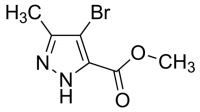 Methyl 4-bromo-3-methyl-1H-pyrazole-5-carboxylate JRD0210-1G