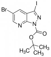 tert-Butyl 5-bromo-3-iodo-1H-pyrazolo[3,4-b]pyridine-1-carboxylate ADE000070-1G