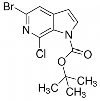 tert-Butyl 5-bromo-7-chloro-1H-pyrrolo[2,3-c]pyridine-1-carboxylate ADE001029-1G