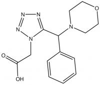 (5-[Morpholin-4-yl(phenyl)methyl]-1H-tetrazol-1-yl)acetic acid CBR00389-1G