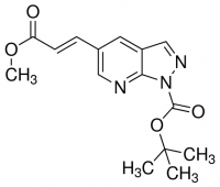 (E)-tert-Butyl 5-(3-methoxy-3-oxoprop-1-en-1-yl)-1H-pyrazolo[3,4-b]pyridine-1-carboxylate ADE001326-1G
