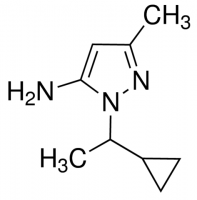 1-(1-Cyclopropylethyl)-3-methyl-1H-pyrazol-5-amine CDS001628-5MG