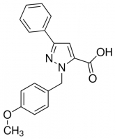 1-(4-Methoxybenzyl)-3-phenyl-1H-pyrazole-5-carboxylic acid JRD0073-1G