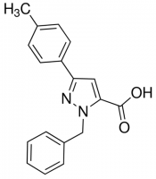 1-Benzyl-3-p-tolyl-1H-pyrazole-5-carboxylic acid JRD0075-1G