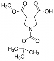 1-Boc-4-(Methoxycarbonyl)pyrrolidine-3-carboxylic acid CDS001378-25MG