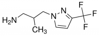 2-Methyl-3-[3-(trifluoromethyl)-1H-pyrazol-1-yl]propan-1-amine CDS012347-100MG