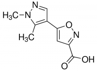 5-(1,5-dimethyl-1H-pyrazol-4-yl)-isoxazole-3-carboxylic acid CDS016293-50MG