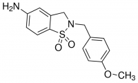 5-amino-2-(4-methoxybenzyl)-2,3-dihydrobenzo[d]isothiazole 1,1-dioxide ANV00165-1G