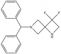 6-Benzhydryl-3,3-difluoro-1,6-diazaspiro[3.3]heptane hydrochloride salt 797405-100MG