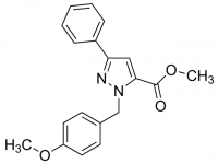 Methyl 1-(4-methoxybenzyl)-3-phenyl-1H-pyrazole-5-carboxylate JRD0226-1G