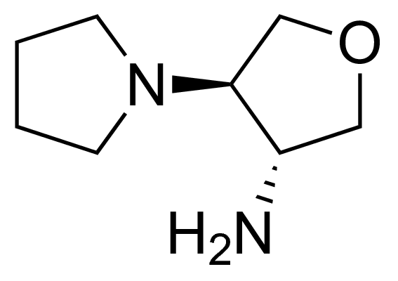 trans-4-(1-Pyrrolidinyl)tetrahydro-3-furanamine CBR01597-1G