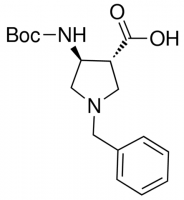 trans-racemic-1-Benzyl-4-tert-butoxycarbonylamino-pyrrolidine-3-carboxylic acid ADE000057-1G