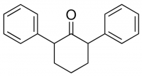 2,6-Diphenylcyclohexanone, mixture of cis and trans