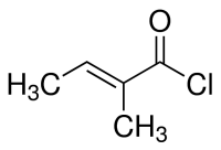 trans-2-Methyl-2-butenoyl chloride 