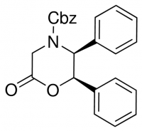 (2R,3S)-()-N-Z-6-oxo-2,3-diphenylmorpholine 