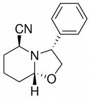 (3R,5S,8aR)-()-Hexahydro-3-phenyl-5H-oxazolo[3,2-a]pyridine-5-carbonitrile 642118-1G