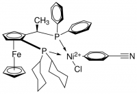Chloro(4-cyanophenyl)[(R)-1-[(S)-2-(dicyclohexylphosphino)ferrocenyl]ethyldiphenylphosphine]nickel(II) 900942-250MG