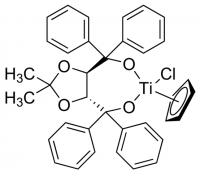 Chlorocyclopentadienyl[(4R,5R)-2,2-dimethyl-,,,-tetraphenyl-1,3-dioxolane-4,5-dimethanolato]titanium 