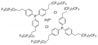 Bis[tris(4-(1H,1H,2H,2H-perfluorodecyl)phenyl)phosphine]palladium(II) dichloride 