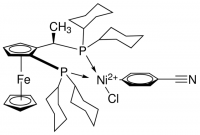 Chloro(4-cyanophenyl)[(R)-1-[(S)-2-(dicyclohexylphosphino)ferrocenyl]ethyldicyclohexylphosphine]nickel(II) 900943-250MG