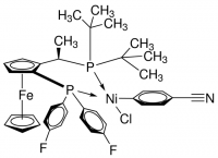 Chloro(4-cyanophenyl)[(R)-1-[(S)-2-[bis(4-fluorophenyl]phosphino]ferrocenyl]ethyldi-tert-butylphosphine]nickel(II) 900941-250MG