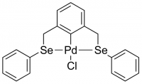 Chloro{2,6-bis[(phenylseleno-Se)methyl]phenyl-C}palladium(II) 