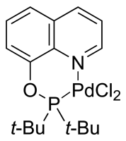 Dichloro[8-(di-tert-butylphosphinooxy)quinoline]palladium(II) 