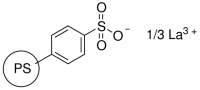 Lanthanum(III), polymer-bound 