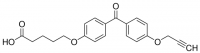 5-(4-(4-(Prop-2-yn-1-yloxy)benzoyl)phenoxy)pentanoic acid 900613-50MG