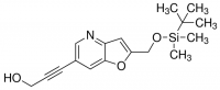 3-(2-((tert-Butyldimethylsilyloxy)methyl)furo[3,2-b]pyridin-6-yl)prop-2-yn-1-ol ADE001174-1G