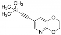 7-((Trimethylsilyl)ethynyl)-2,3-dihydro-[1,4]dioxino[2,3-b]pyridine ADE000045-1G