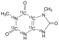 1,7-Dimethyluric acid-2,4,5,6-13C4-1,3,9-15N3 