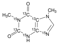 1,7-Dimethylxanthine-2,4,5,6-13C4-1,3,9-15N3 