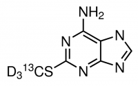 2-(Methyl-13C,d3-thio)adenine 