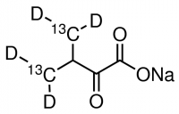 2-Keto-3-(methyl-13C,d2)-butyric acid-4-13C,d2 sodium salt 634379-250MG