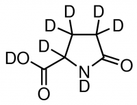 2-Pyrrolidinone-5-carboxylic acid-d7 