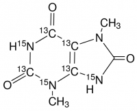 3,7-Dimethyluric acid-2,4,5,6-13C4-1,3,9-15N3 
