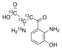 3-Hydroxy-DL-kynurenine-(,,-13C3,-amino-15N) 
